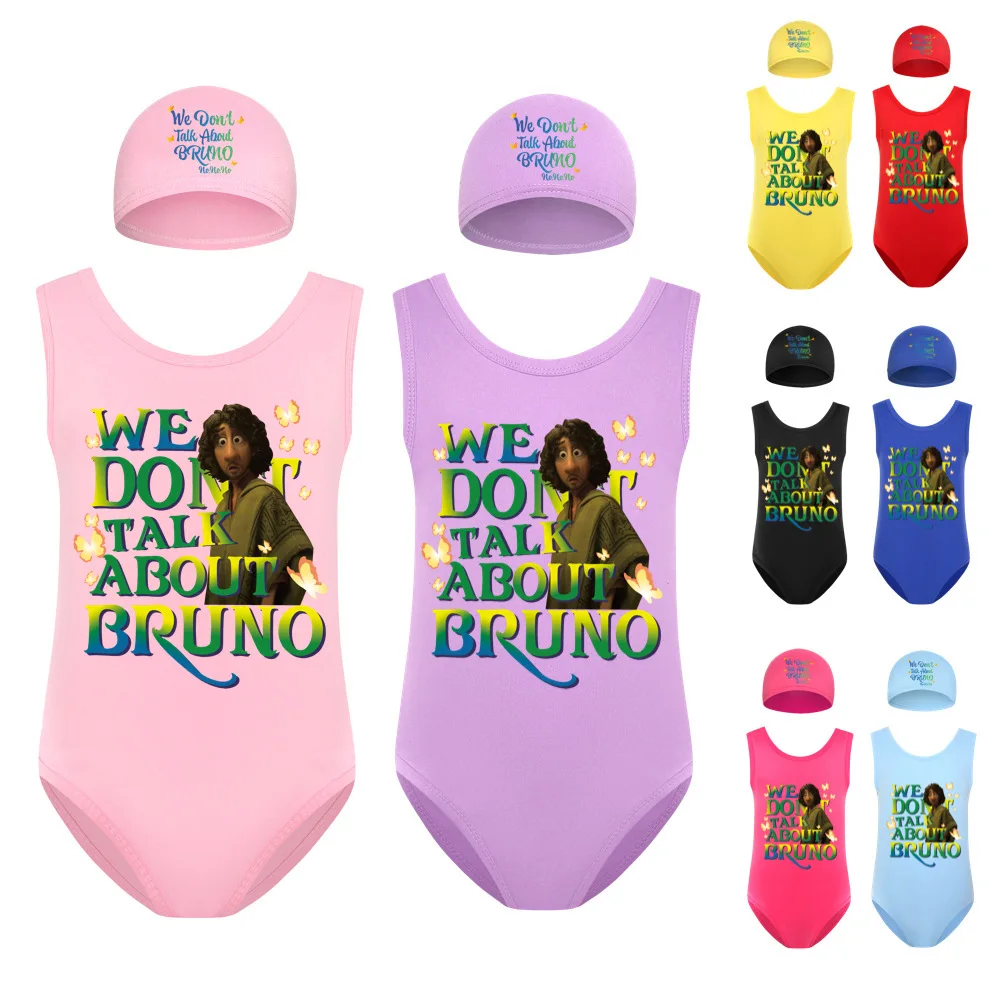 2022 Encanto Summer Girls Cartoon Print Imitation Cotton Milk Silk Comfortable Fitted Swimsuit Swim Cap 2-Piece Set 2-16 Y
2022 Encanto Summer Girls Cartoon Print Imitation Cotton Milk Silk Comfortable Fitted Swimsuit Swim Cap 2-Piece Set 2-16 Y