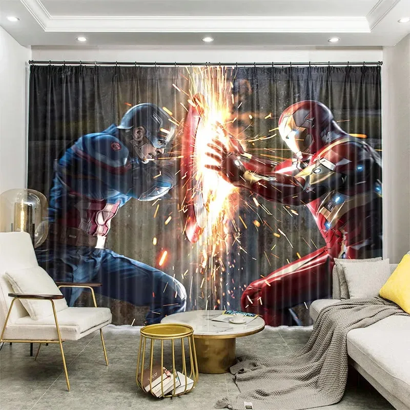 Disney Hero Captain America Blackout Curtains Shading Curtain for Bedroom Home Decor Custom Curtains
Disney Hero Captain America Blackout Curtains Shading Curtain for Bedroom Home Decor Custom Curtains