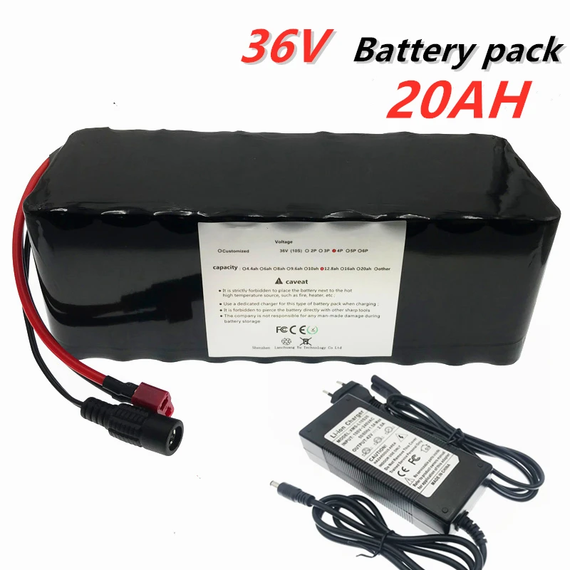 36V Battery 10S4P 20Ah 18650 Battery Packs 500w 750w 1000W High Power Battery 20000mAh E-bike Electric Bicycle BMS + 42v Charger
36V Battery 10S4P 20Ah 18650 Battery Packs 500w 750w 1000W High Power Battery 20000mAh E-bike Electric Bicycle BMS + 42v Charger
