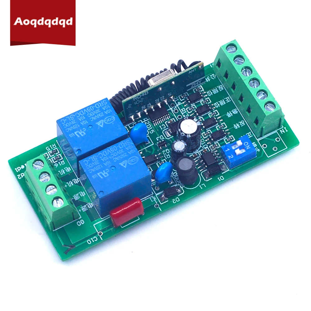Motor Forward and Reverse Controller Board Solenoid Pump Remote Control Circuit Switch 2 Wire DC Motor Driver Module 15832
Motor Forward and Reverse Controller Board Solenoid Pump Remote Control Circuit Switch 2 Wire DC Motor Driver Module 15832