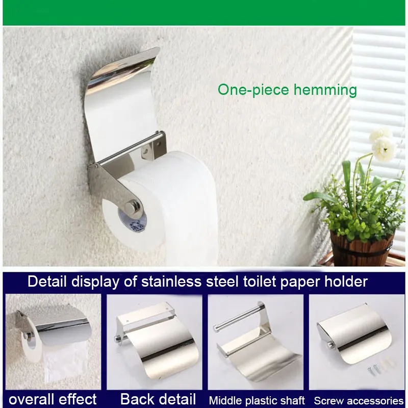 Stainless Steel 304 Rack Type Toilet Bay Cover Toilet Paper Holder Roll Paper Holder Mount Concealed Waterproof Roll Paper Box
Stainless Steel 304 Rack Type Toilet Bay Cover Toilet Paper Holder Roll Paper Holder Mount Concealed Waterproof Roll Paper Box