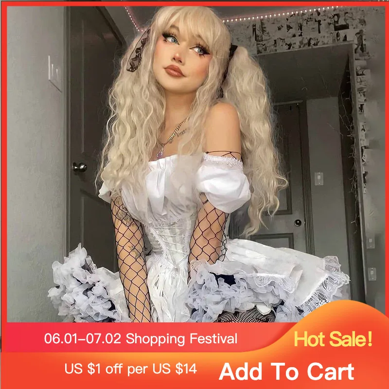 E-girl Lolita Dress Princess Dark Gothic Style Sexy Mini Japanese Kawaii High Waist Puff Sleeves Lace Ruffles White Party Robe
E-girl Lolita Dress Princess Dark Gothic Style Sexy Mini Japanese Kawaii High Waist Puff Sleeves Lace Ruffles White Party Robe