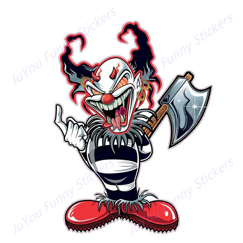 JuYou Funny Stickers Exterior Accessories Interesting Evil Clown Car Sticker Cover Scratches Sunscreen Waterproof Decal PVC
JuYou Funny Stickers Exterior Accessories Interesting Evil Clown Car Sticker Cover Scratches Sunscreen Waterproof Decal PVC