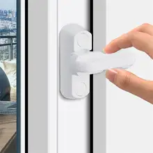 Aluminum Alloy Child Safe Security Window Door Sash Lock Safety Lever Handle Sweep T-lock Security Door Replacement Lock