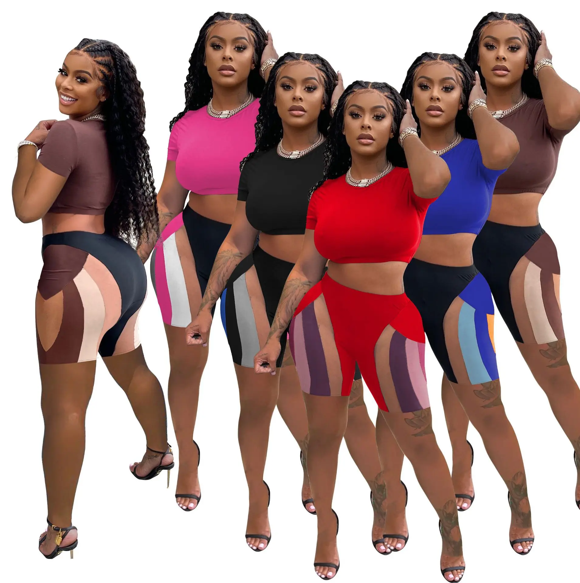 2022 High Stretch Print Color Yoga Set Sleeveless Crop Top +Short Gym Leggings Women Tracksuit Running Sportwear 2 Piece Set
2022 High Stretch Print Color Yoga Set Sleeveless Crop Top +Short Gym Leggings Women Tracksuit Running Sportwear 2 Piece Set