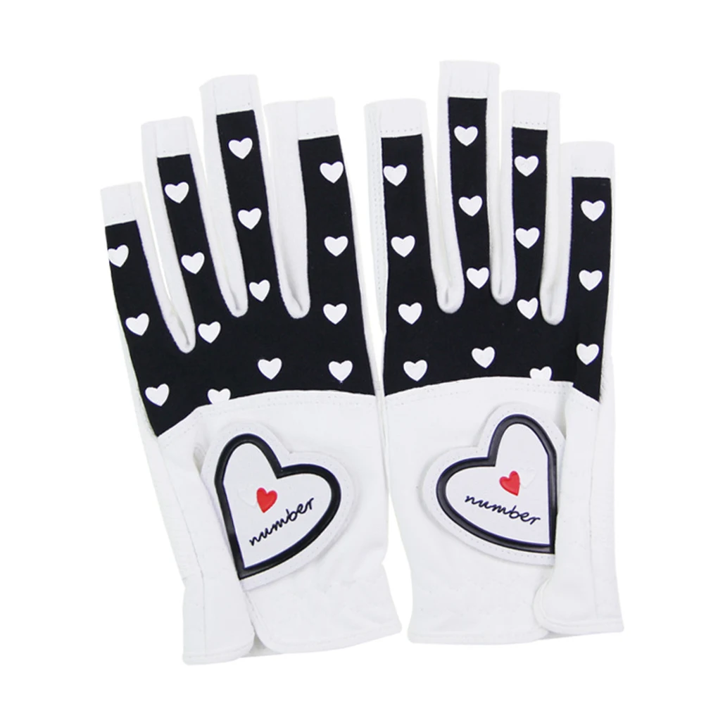 Golf Gloves Women Exposed Finger Heart-shaped Anti-skidding Comfortable Simple Fashionable Flexible Golf Accessories
Golf Gloves Women Exposed Finger Heart-shaped Anti-skidding Comfortable Simple Fashionable Flexible Golf Accessories