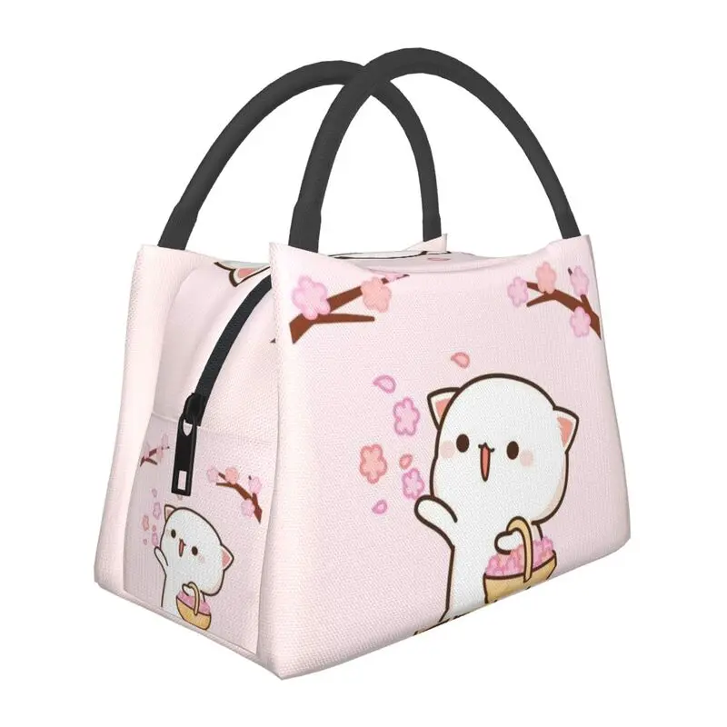 Kawaii Mochi Cat персиковая и Гома изолированная сумка для обеда для женщин Водонепроницаемая термоохлаждающая сумка для обеда для работы пикника
Kawaii Mochi Cat персиковая и Гома изолированная сумка для обеда для женщин Водонепроницаемая термоохлаждающая сумка для обеда для работы пикника