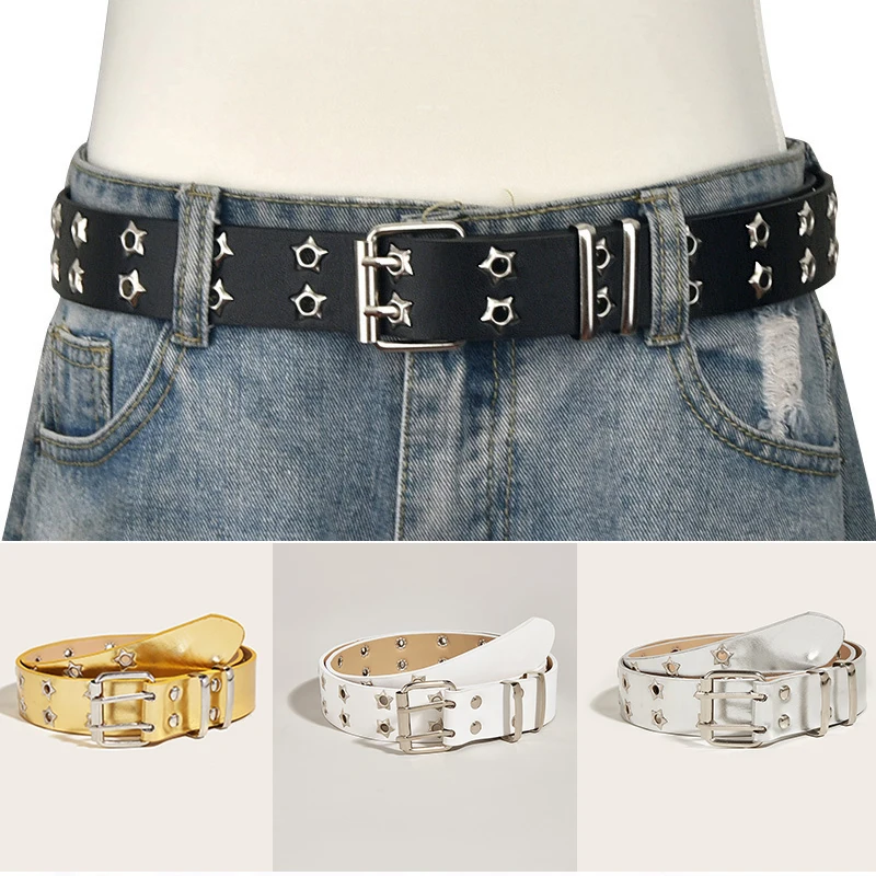 2023 Man Woman Fashion Casual Double-breasted Belt Decorative Belt PU Leather Waistband Jeans Metal Buckle Waist Belt Adjustable
2023 Man Woman Fashion Casual Double-breasted Belt Decorative Belt PU Leather Waistband Jeans Metal Buckle Waist Belt Adjustable