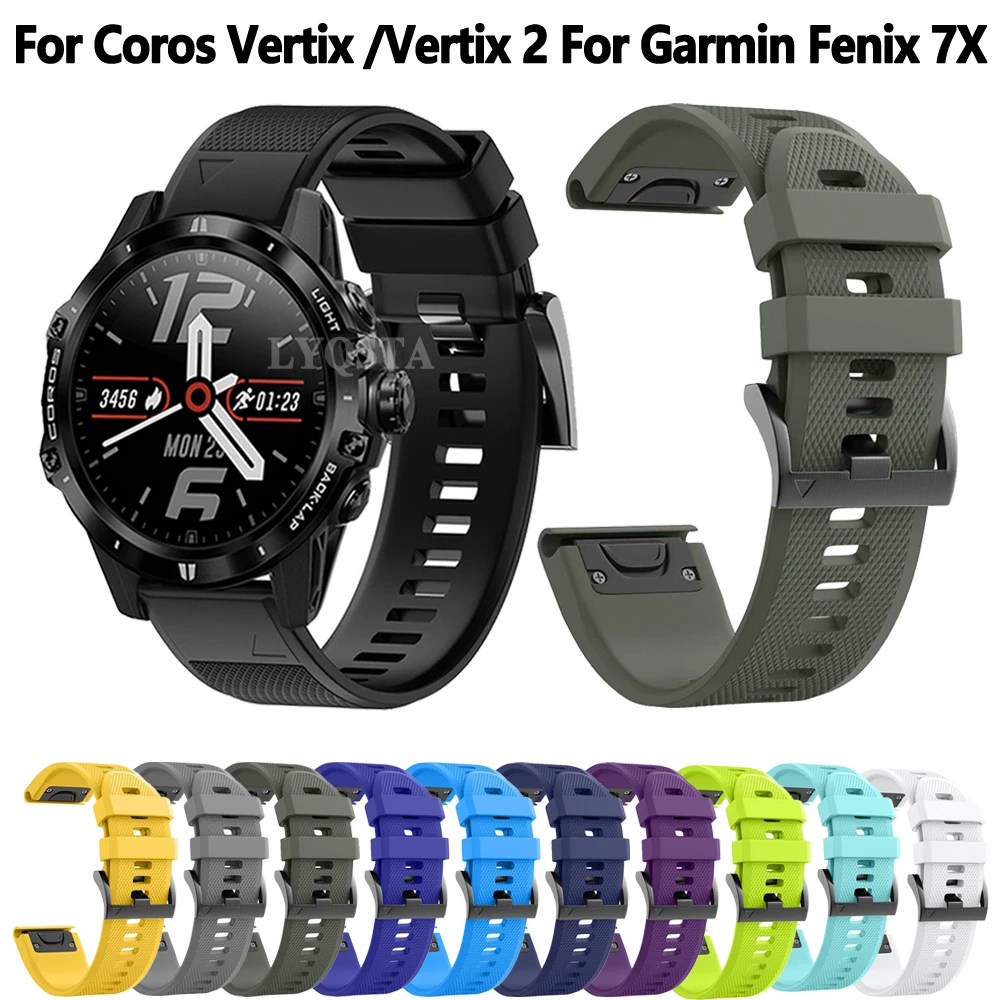 Ремешок силиконовый для наручных часов, быстросъемный браслет для Garmin Epix 2 подход s62 s60, 22 мм 26 мм
Ремешок силиконовый для наручных часов, быстросъемный браслет для Garmin Epix 2 подход s62 s60, 22 мм 26 мм