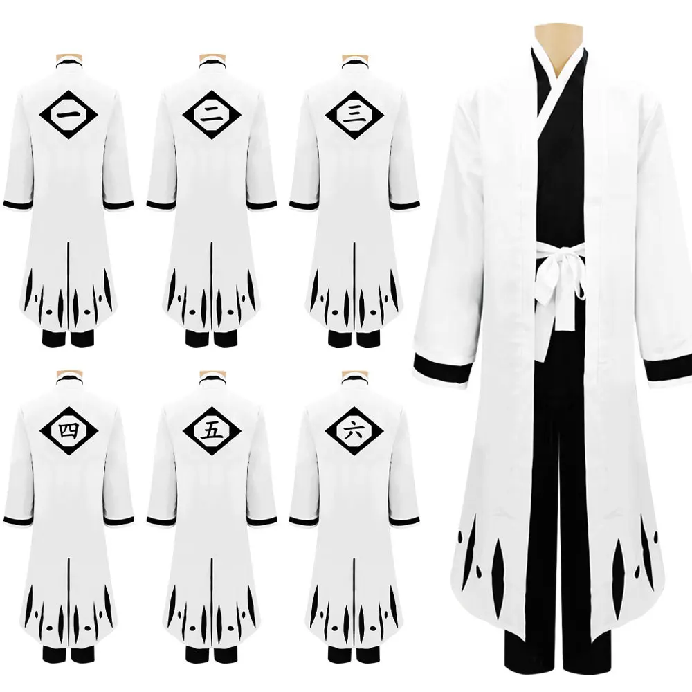 Anime BLEACH Hitsugaya Toushirou Same Style Trench Coat Cosplay Costume 1-13 Captain of The Pan Team Men's White Robe Pants Suit
Anime BLEACH Hitsugaya Toushirou Same Style Trench Coat Cosplay Costume 1-13 Captain of The Pan Team Men's White Robe Pants Suit