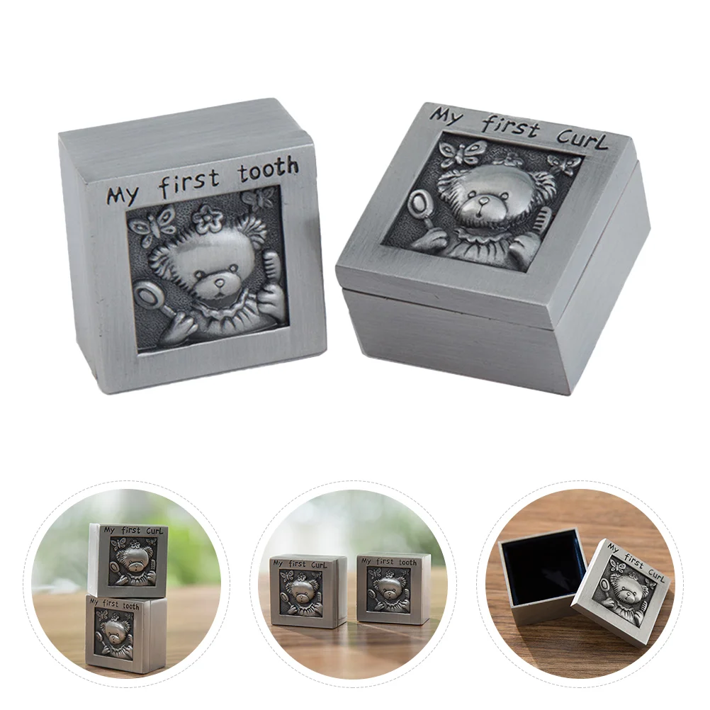 Baby Tooth Box Keepsake Organizer Fetal Hair Holder Case Vintage Cartoon Zinc Alloy Child
Baby Tooth Box Keepsake Organizer Fetal Hair Holder Case Vintage Cartoon Zinc Alloy Child