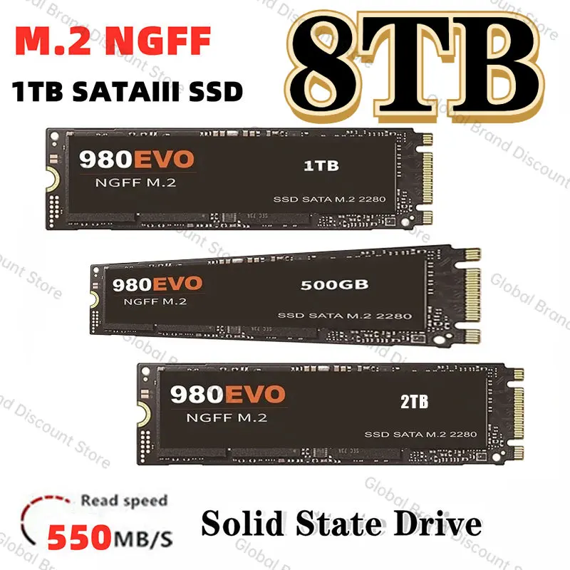 Original Internal Hard Drive Solid State Disk NGFF M.2 1TB 2TB PCI-E High Speed Interface 4TB 8TB SSD Hard Disk HDD for Desktop
Original Internal Hard Drive Solid State Disk NGFF M.2 1TB 2TB PCI-E High Speed Interface 4TB 8TB SSD Hard Disk HDD for Desktop