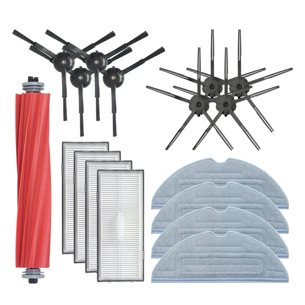 Набор сменных деталей для робота-пылесоса Roborock G10S /G10S Pro /S7 MAXV, основная боковая щетка, НЕРА, фильтр, насадка на швабру, 17 шт. 
Набор сменных деталей для робота-пылесоса Roborock G10S /G10S Pro /S7 MAXV, основная боковая щетка, НЕРА, фильтр, насадка на швабру, 17 шт.