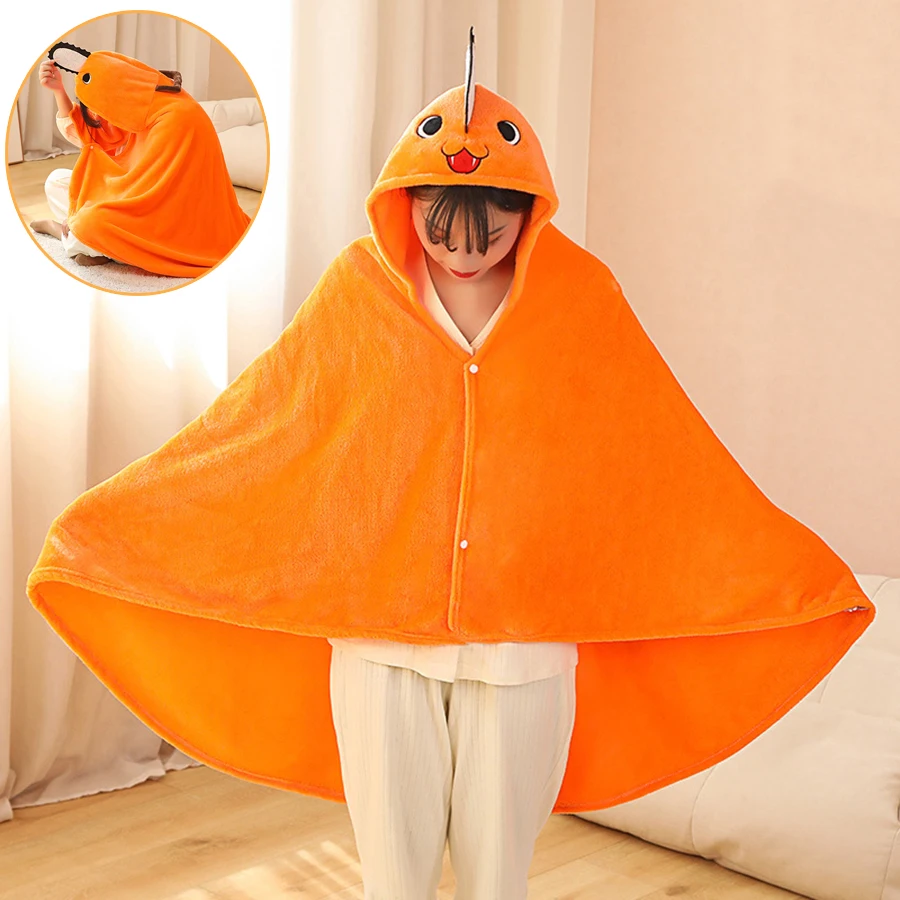 Pochita Blanket Anime Chainsaw Man Pochita Cosplay Cloak Costume Soft Warm Plush Flannel Blanket Cute Pochita Cape Costume
Pochita Blanket Anime Chainsaw Man Pochita Cosplay Cloak Costume Soft Warm Plush Flannel Blanket Cute Pochita Cape Costume