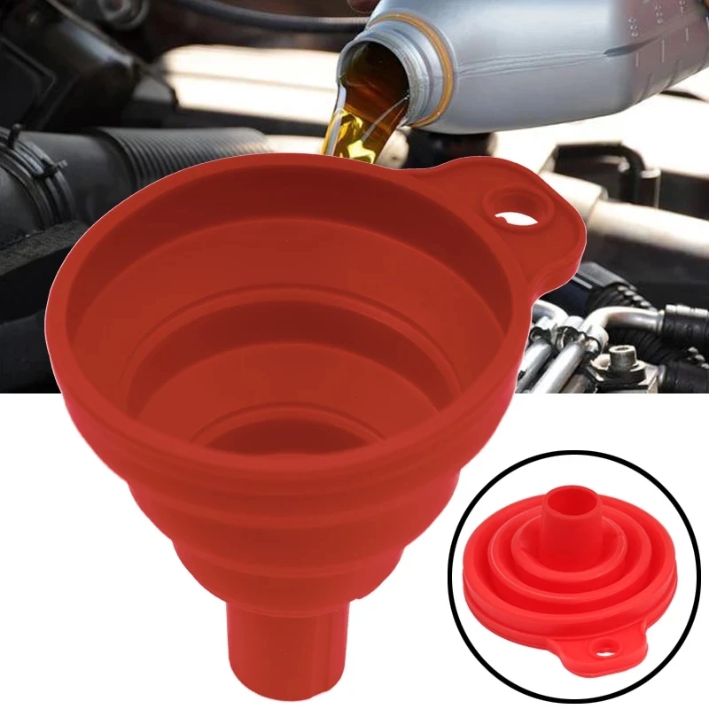 Car Auto Engine Funnel Gasoline Oil Fuel Petrol Diesel Liquid Washer Fluid Change Fill Transfer Universal Collapsible Silicone
Car Auto Engine Funnel Gasoline Oil Fuel Petrol Diesel Liquid Washer Fluid Change Fill Transfer Universal Collapsible Silicone