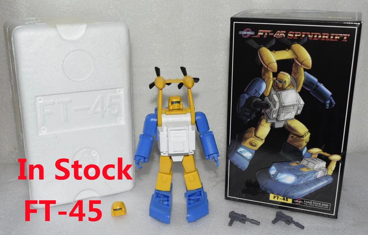 In New Stock Transformation FansToys FT-45 FT45 Spindrift Seaspray 3rd Party Robot Action Figure Toys Model
In New Stock Transformation FansToys FT-45 FT45 Spindrift Seaspray 3rd Party Robot Action Figure Toys Model