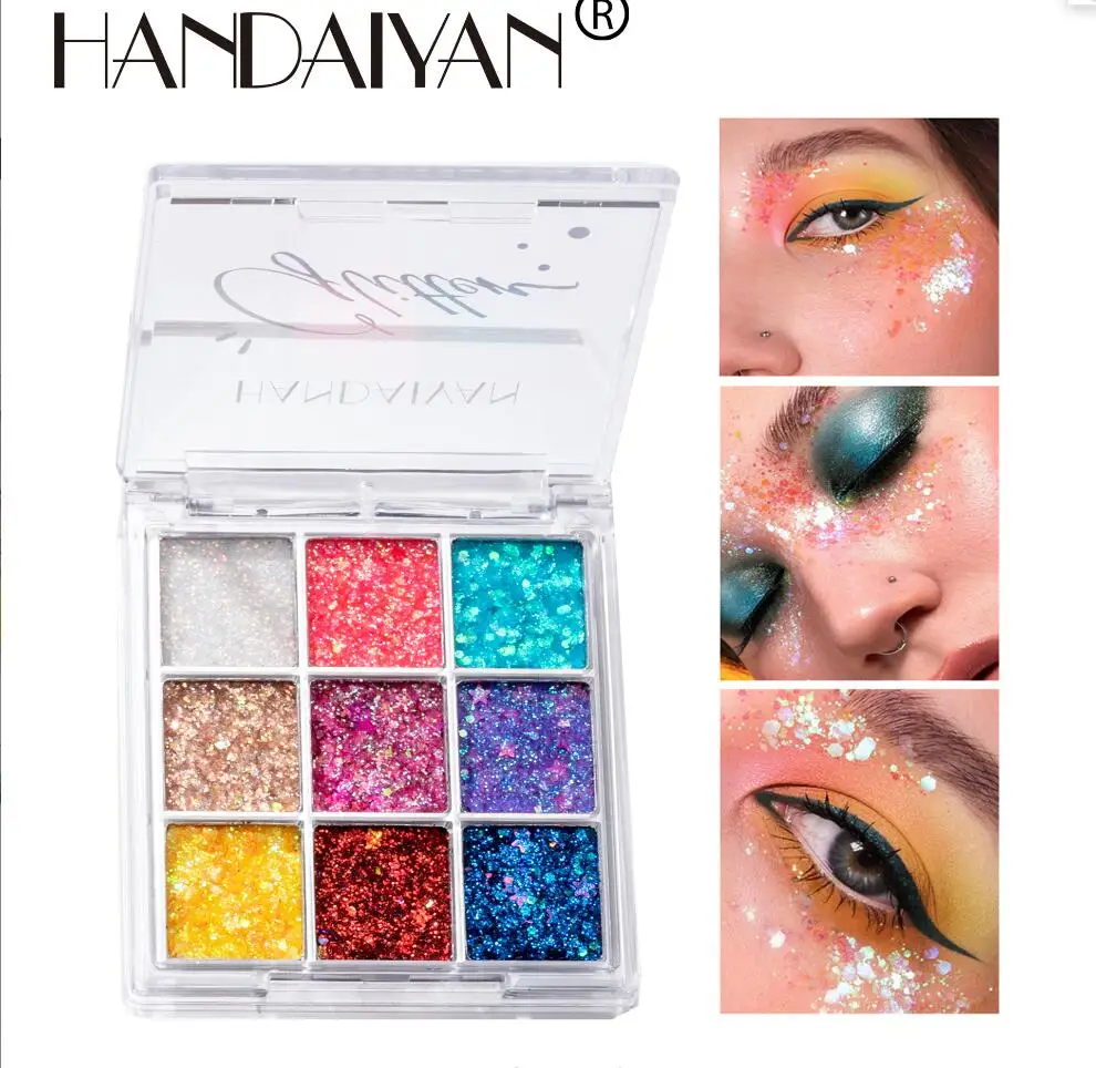 HANDAIYAN Eyeshadow Glitter Gel Cream Body Hair Face Eye Glitter Flash Heart Loose Sequins Pigment Cream Festival Decor T2287
HANDAIYAN Eyeshadow Glitter Gel Cream Body Hair Face Eye Glitter Flash Heart Loose Sequins Pigment Cream Festival Decor T2287