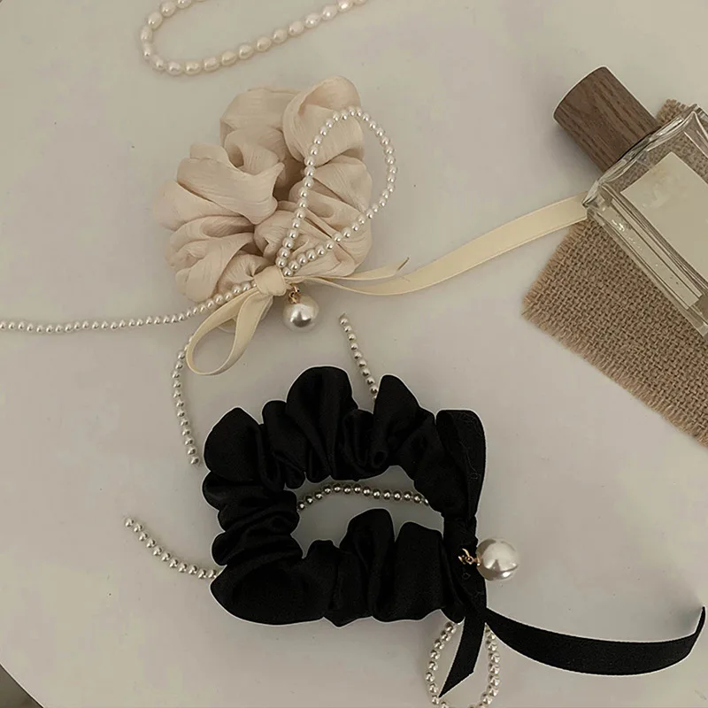 Scrunchie hair band accessories ties big for women girl korean bow pearl Elastic popular 2023 fairy ribbon new in Gift silk kpop
Scrunchie hair band accessories ties big for women girl korean bow pearl Elastic popular 2023 fairy ribbon new in Gift silk kpop