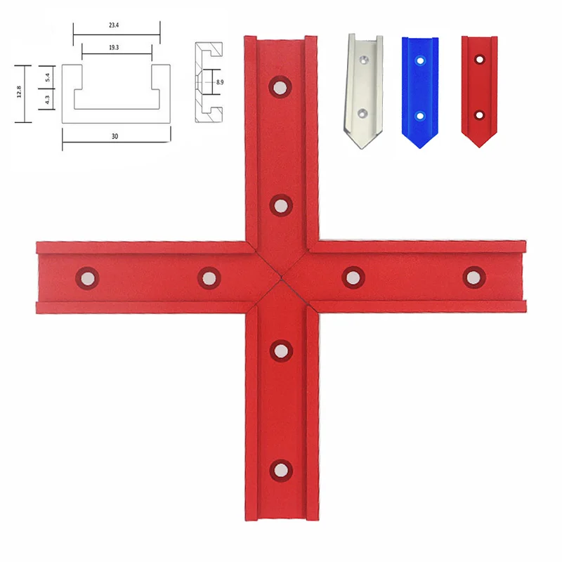 Woodworking Chute T Slot Cross Connector Track Miter Gauge Guide Rail Circular Saw Flip Table Table Track Intersection Parts
Woodworking Chute T Slot Cross Connector Track Miter Gauge Guide Rail Circular Saw Flip Table Table Track Intersection Parts