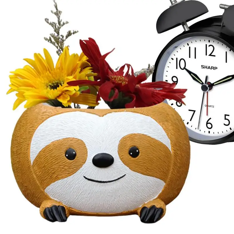 Succulent Pots Resin Flowerpot Sloth Shaped Animal Flowerpot Cactus Container For Home Desk Shelf Garden Patio Balcony Decor
Succulent Pots Resin Flowerpot Sloth Shaped Animal Flowerpot Cactus Container For Home Desk Shelf Garden Patio Balcony Decor