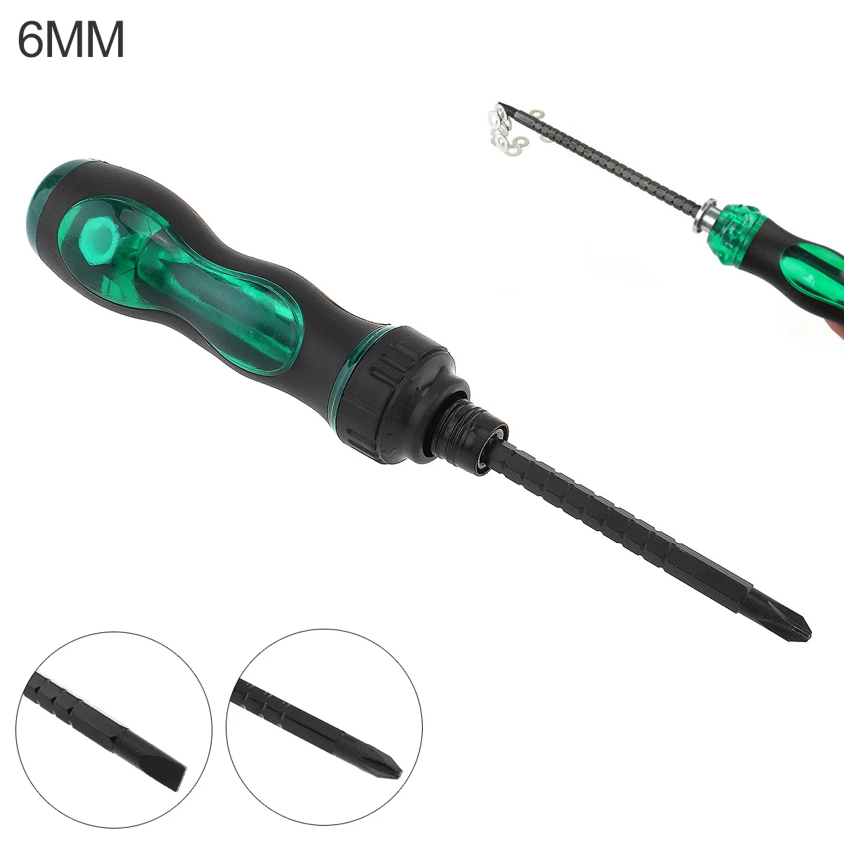 6 Inch Three Telescopic Ratchet Screwdriver Household Hand Tool Dual End Screw Driver Slotted Cross Screwdriver for Repairing
6 Inch Three Telescopic Ratchet Screwdriver Household Hand Tool Dual End Screw Driver Slotted Cross Screwdriver for Repairing