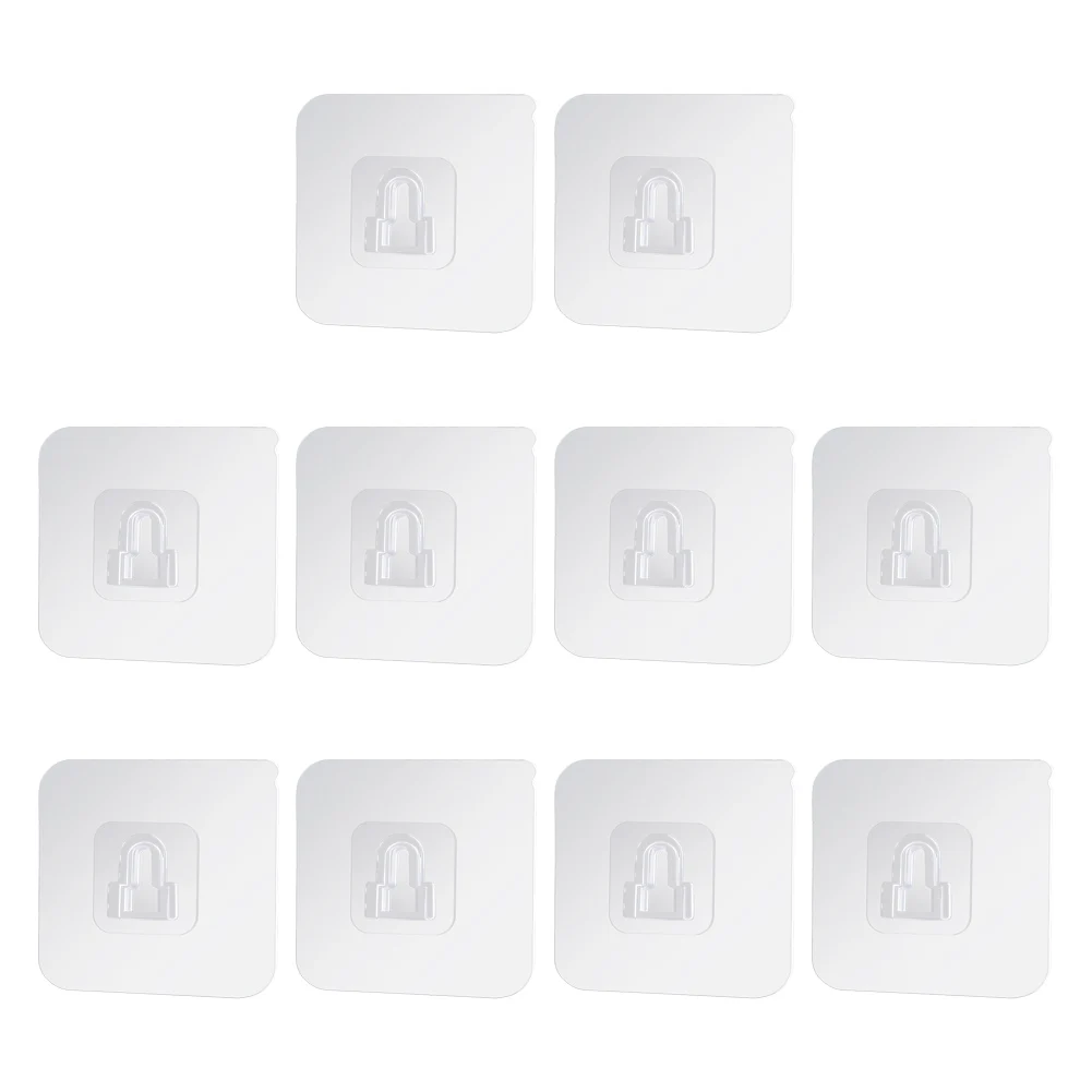 10pcs Double Sided Adhesive Wall Hooks Hanger Waterproof Transparent Suction Cup Storage Hook For Kitchen Bathroom Organizer
10pcs Double Sided Adhesive Wall Hooks Hanger Waterproof Transparent Suction Cup Storage Hook For Kitchen Bathroom Organizer