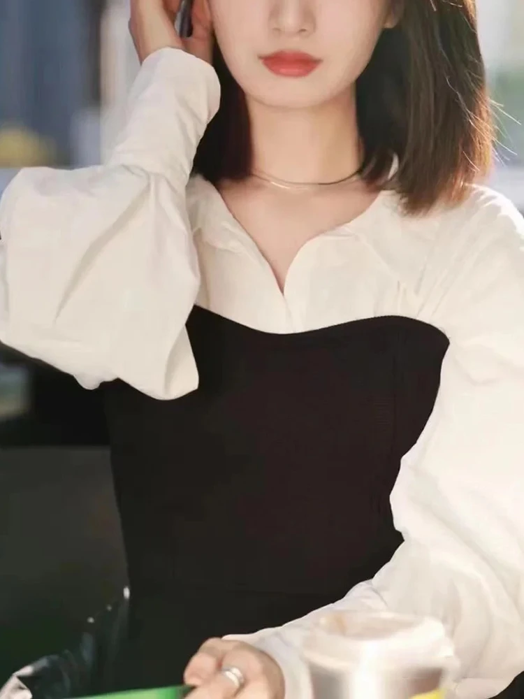 2022 New Spring Summer Sweet Women Spliced Tulle Knitted Pullovers Japanese Style Turn Down Collar Long Sleeve Blouse Tops
2022 New Spring Summer Sweet Women Spliced Tulle Knitted Pullovers Japanese Style Turn Down Collar Long Sleeve Blouse Tops
