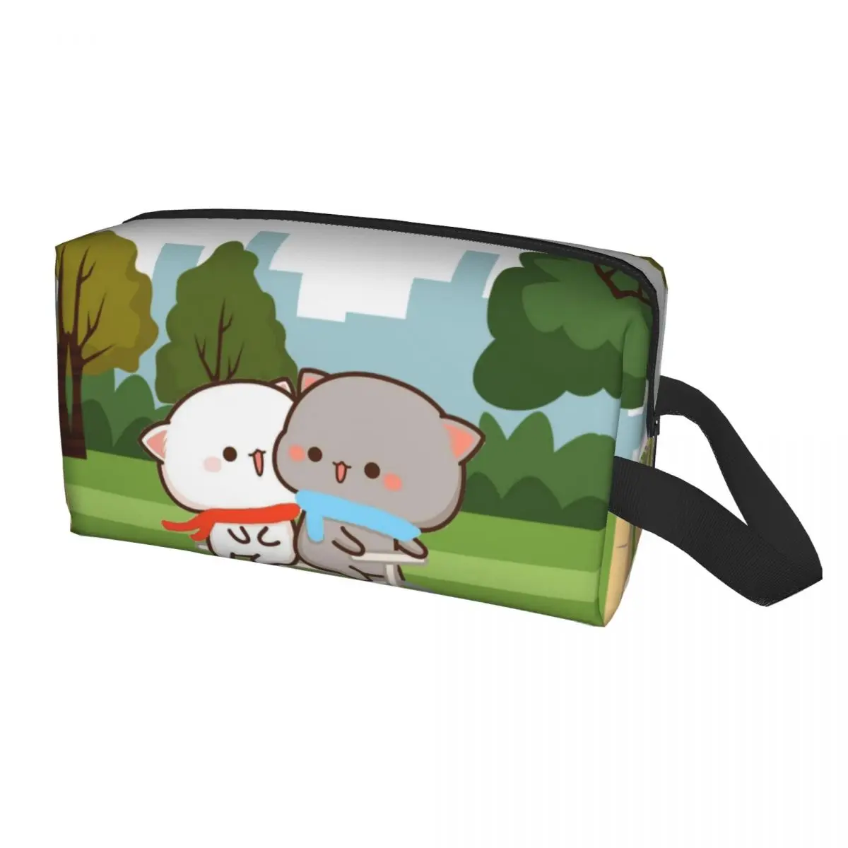 Дорожная сумка для туалетных принадлежностей из персика и Гомы, кавайная косметичка в виде кошки, органайзер для косметики для женщин, коробка для хранения косметики
Дорожная сумка для туалетных принадлежностей из персика и Гомы, кавайная косметичка в виде кошки, органайзер для косметики для женщин, коробка для хранения косметики