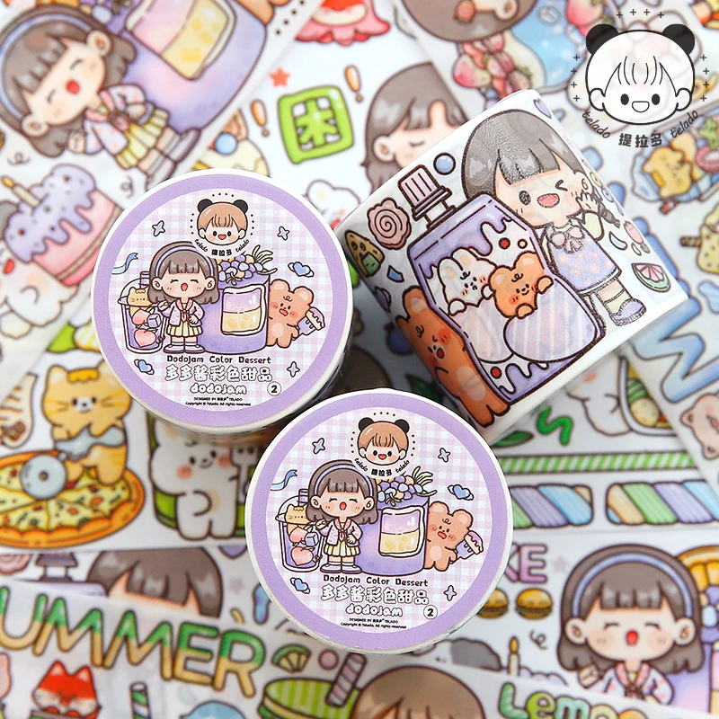 3PCS/LOT duoduo sauce color dessert 2 series cute lovely creative decorative special oil paper masking washi tape
3PCS/LOT duoduo sauce color dessert 2 series cute lovely creative decorative special oil paper masking washi tape