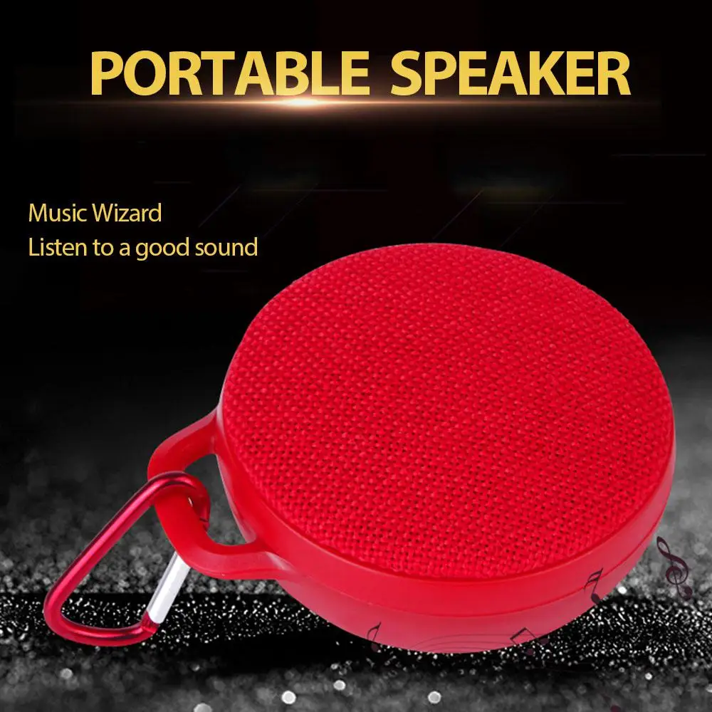 Wireless Bluetooth Speaker Portable Waterproof Cover Art Sports Hangable Buckle Stereo For Outdoor Camping For Smartphones
Wireless Bluetooth Speaker Portable Waterproof Cover Art Sports Hangable Buckle Stereo For Outdoor Camping For Smartphones