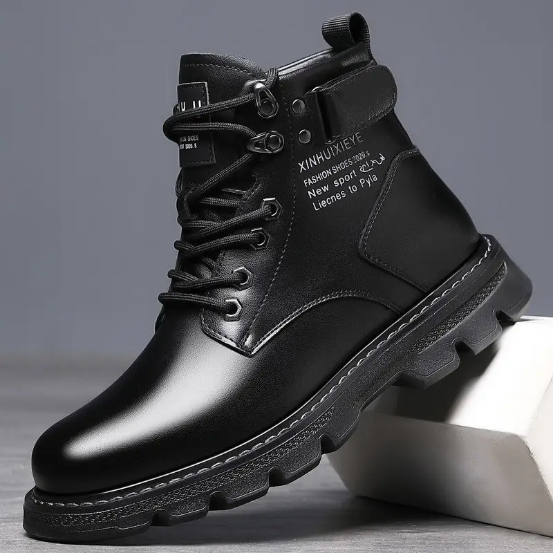 Men Ankle Boots Leather Casual Tooling Shoes Male British Style Autumn Winter Fashion Comfort Motorcycle Booties Botas De Hombre
Men Ankle Boots Leather Casual Tooling Shoes Male British Style Autumn Winter Fashion Comfort Motorcycle Booties Botas De Hombre
