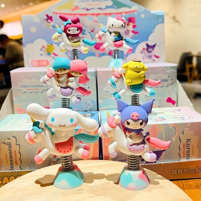 Sanrio Blind Box Cute Carousel Series Hello Kitty Kulomi Cinnamoroll Car Decoration Model Dolls Toys For Kids Girl Desktop Gift
Sanrio Blind Box Cute Carousel Series Hello Kitty Kulomi Cinnamoroll Car Decoration Model Dolls Toys For Kids Girl Desktop Gift