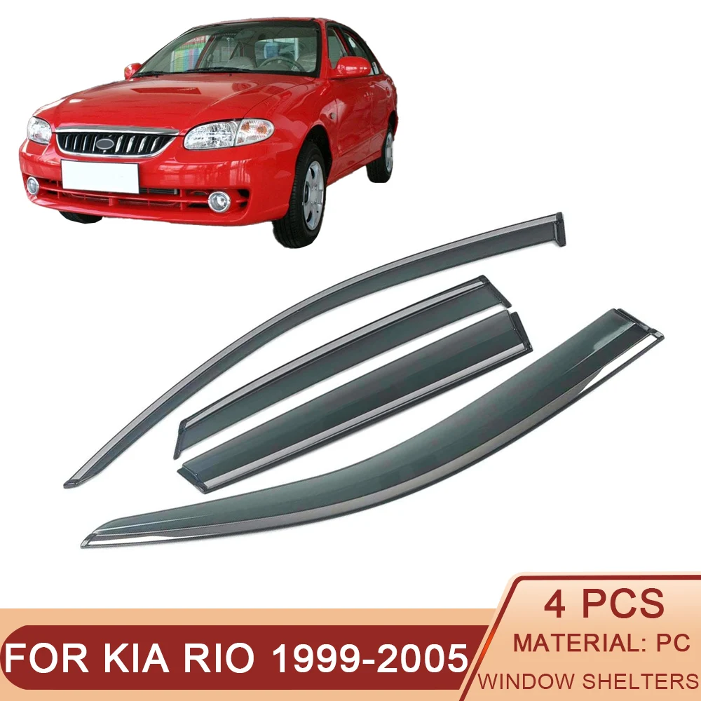 For KIA RIO 1999-2005 Car Window Sun Rain Shade Visors Shield Shelter Protector Cover Trim Frame Sticker Exterior Accessories
For KIA RIO 1999-2005 Car Window Sun Rain Shade Visors Shield Shelter Protector Cover Trim Frame Sticker Exterior Accessories