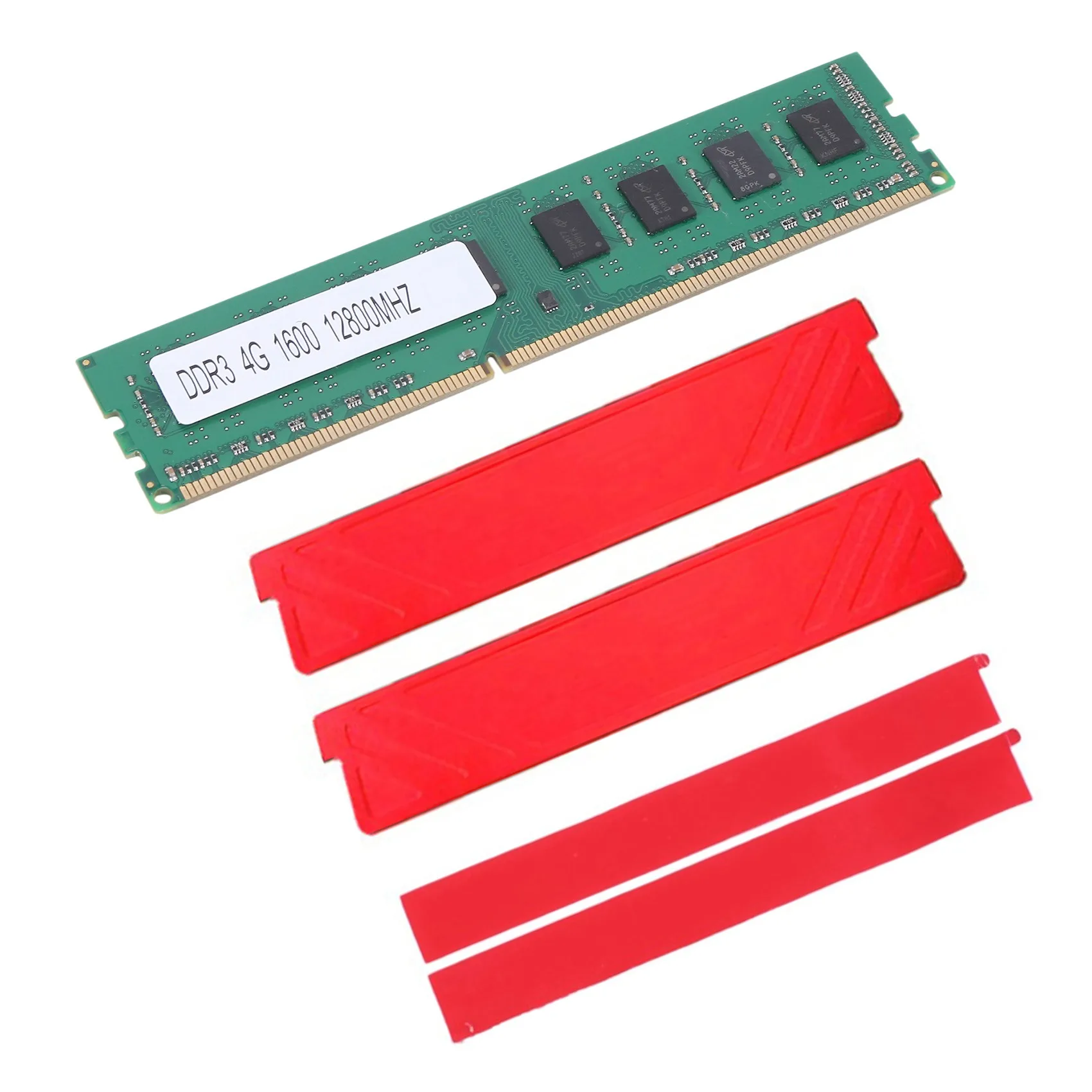 

Память DDR3 4 ГБ ОЗУ + охлаждающий жилет, PC3-12800 1,5 в, 1600 МГц, 240 контактов, Память DIMM для настольного компьютера, материнская плата AMD
