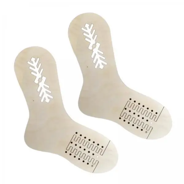 2 шт., деревянные растяжки для носков 
2 шт., деревянные растяжки для носков