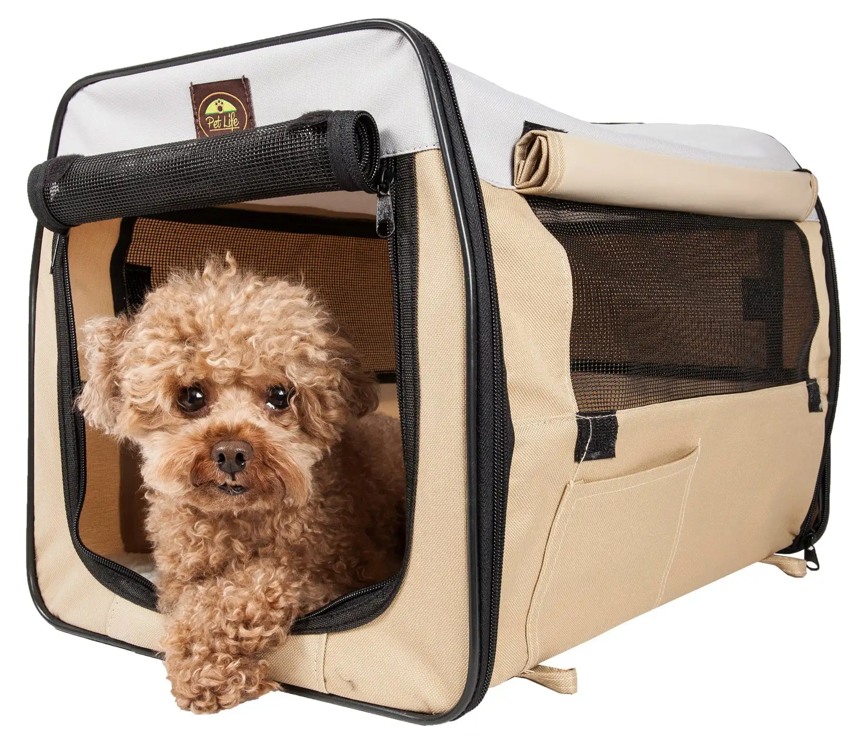 Easy Folding' Zippered Folding Collapsible Wire Framed Lightweight Pet Dog Crate Carrier
Easy Folding' Zippered Folding Collapsible Wire Framed Lightweight Pet Dog Crate Carrier