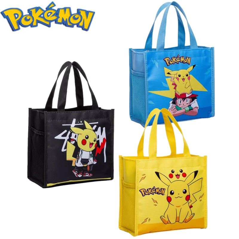 New Pokemon Pikachu student lunch box bag children's portable large game cartoon animation around holiday gifts
New Pokemon Pikachu student lunch box bag children's portable large game cartoon animation around holiday gifts