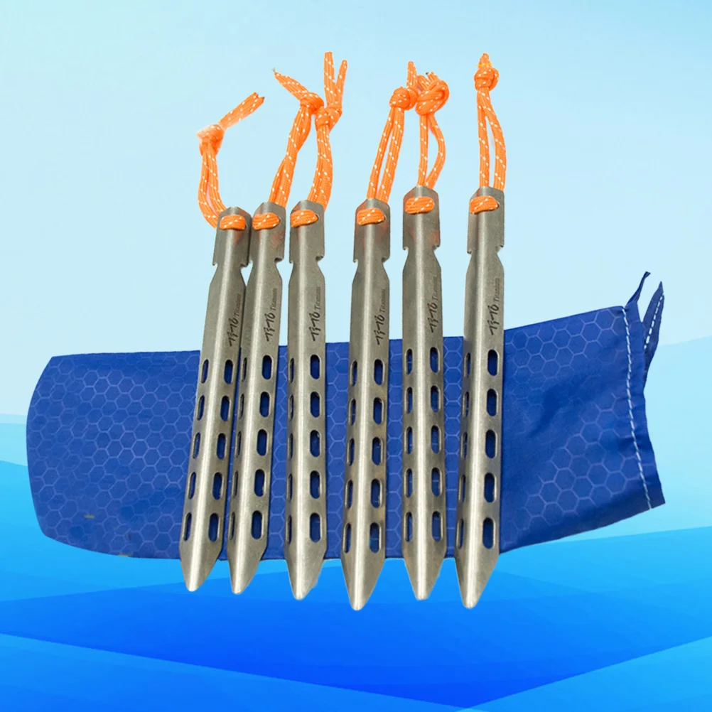 6Pcs Tent Stakes Pegs V Shape Outdoor Camping Tent Stakes Ground Pegs Canopy Stakes Beach Tent Stakes Nail with Bag for Hiking
6Pcs Tent Stakes Pegs V Shape Outdoor Camping Tent Stakes Ground Pegs Canopy Stakes Beach Tent Stakes Nail with Bag for Hiking