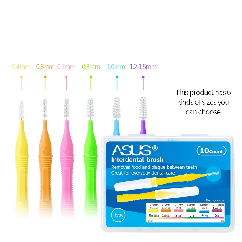 Oral Care Push-Pull Interdental Brushes Orthodontic Wire Toothbrush Imported Caliber 0.4-1.5mm Brushes
Oral Care Push-Pull Interdental Brushes Orthodontic Wire Toothbrush Imported Caliber 0.4-1.5mm Brushes