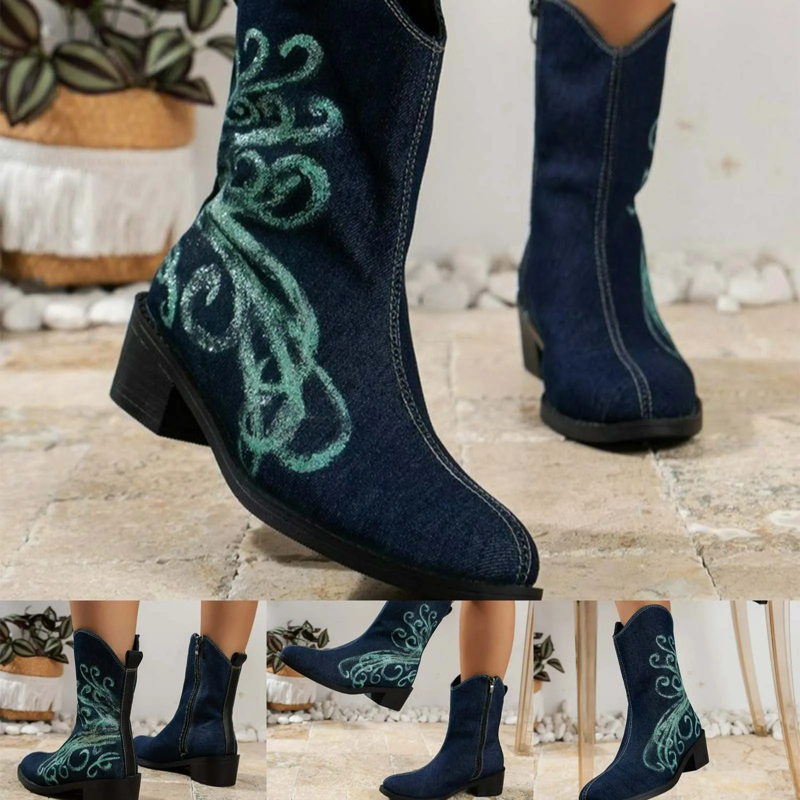 Женские модные однотонные короткие сапоги из искусственной кожи с подсолнухом, свободные сапоги до середины икры на низком каблуке
Женские модные однотонные короткие сапоги из искусственной кожи с подсолнухом, свободные сапоги до середины икры на низком каблуке