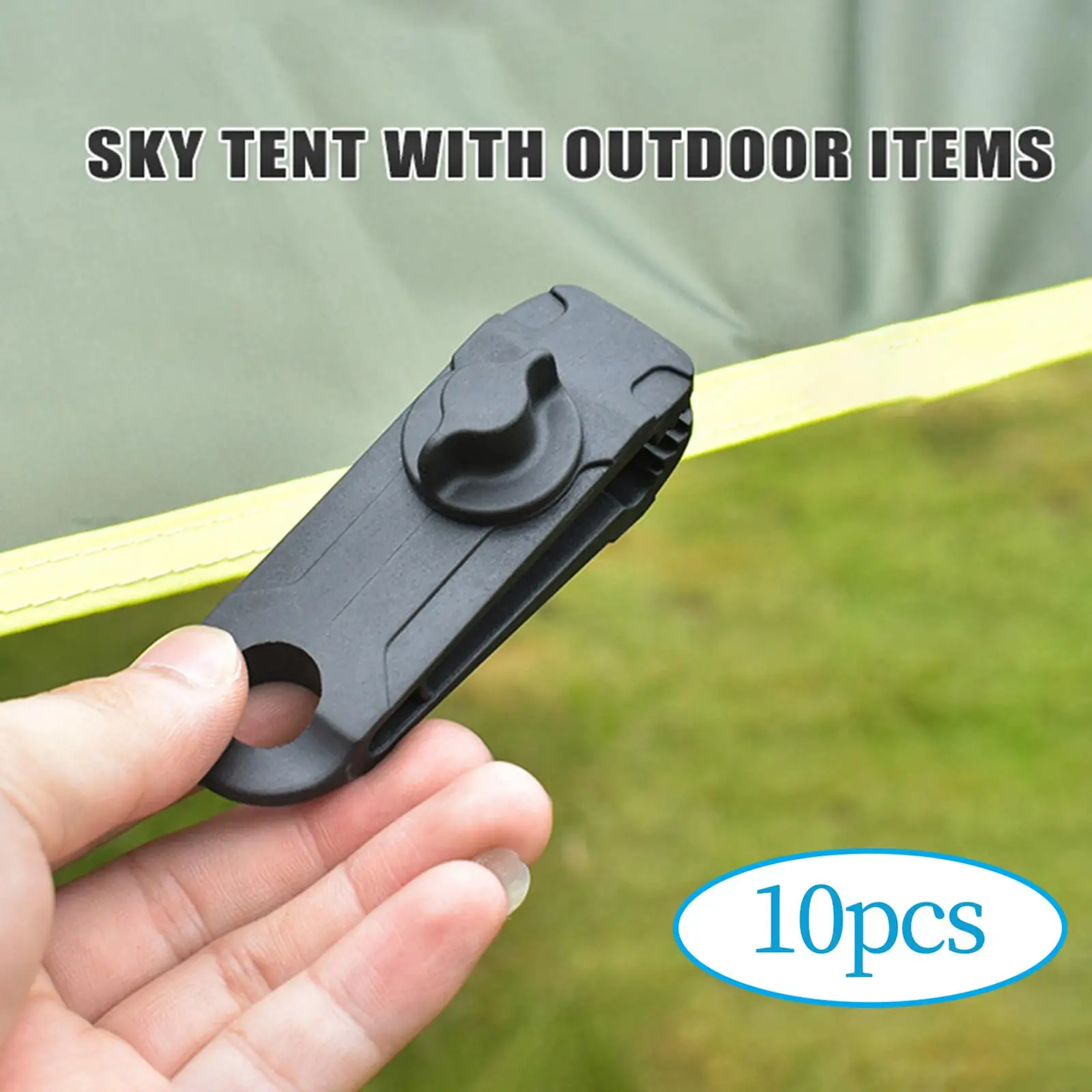 10x Tent Canopy Cloth Clips Hook Holder Wind Rope Clamps Large for Canopies
10x Tent Canopy Cloth Clips Hook Holder Wind Rope Clamps Large for Canopies