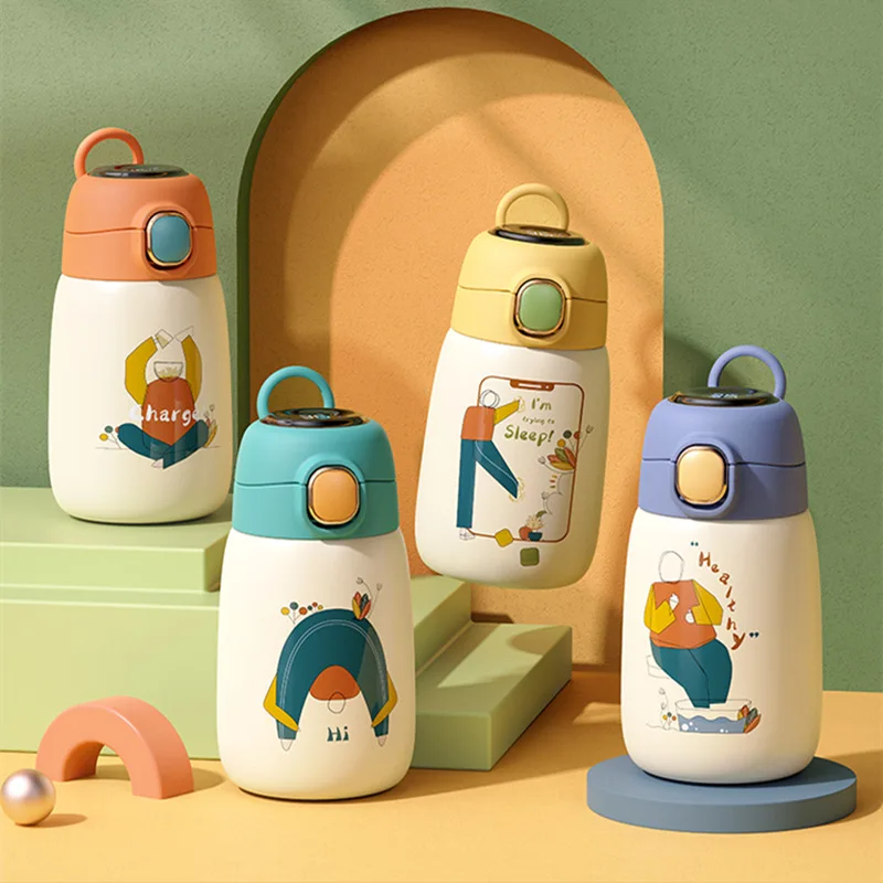 320ml Stainless Steel Water Cup Creative Thermal Thermos Cup Mini Portable Smart Water Bottle Wholesale Children Cartoon Newest
320ml Stainless Steel Water Cup Creative Thermal Thermos Cup Mini Portable Smart Water Bottle Wholesale Children Cartoon Newest