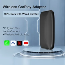 NEW Mini Carplay Wired To Wireless Auto Netflix YouTube Android Ai Box For Audi Mercedes Volkswagen Hyundai Toyota Volvo Lexus