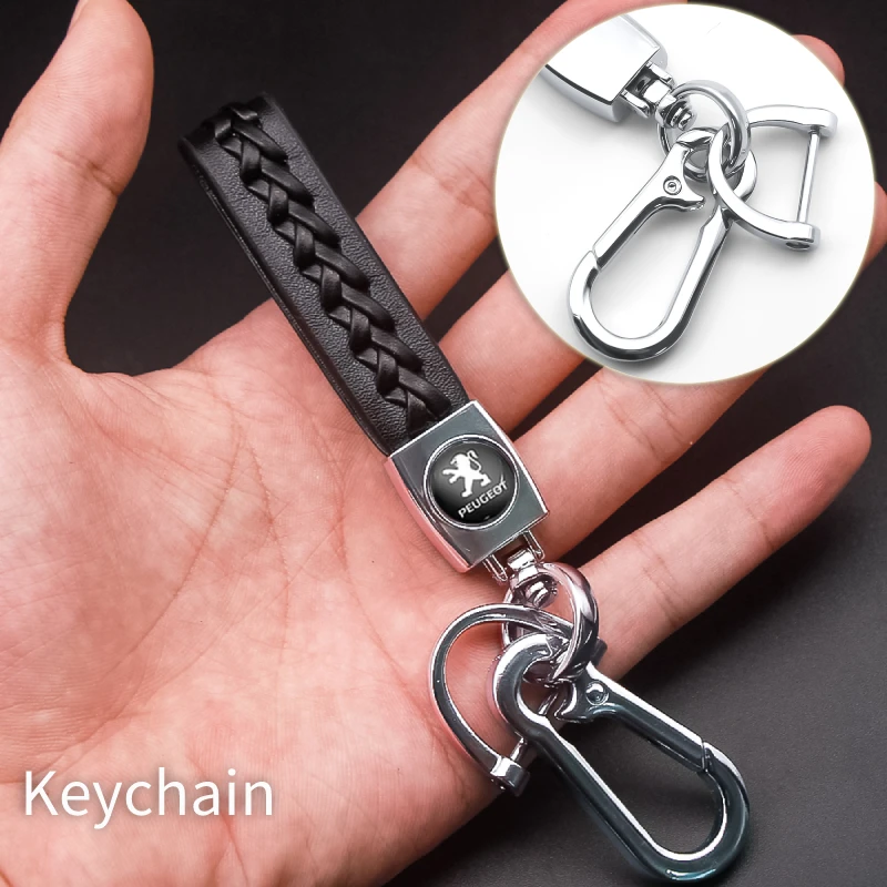 1PCS Car Fashion Car Metal Keychain 360 Degreee Horseshoe Braided Rope For PEUGEOT 206 207 308 307 107 108 407 508 2008 3008
1PCS Car Fashion Car Metal Keychain 360 Degreee Horseshoe Braided Rope For PEUGEOT 206 207 308 307 107 108 407 508 2008 3008