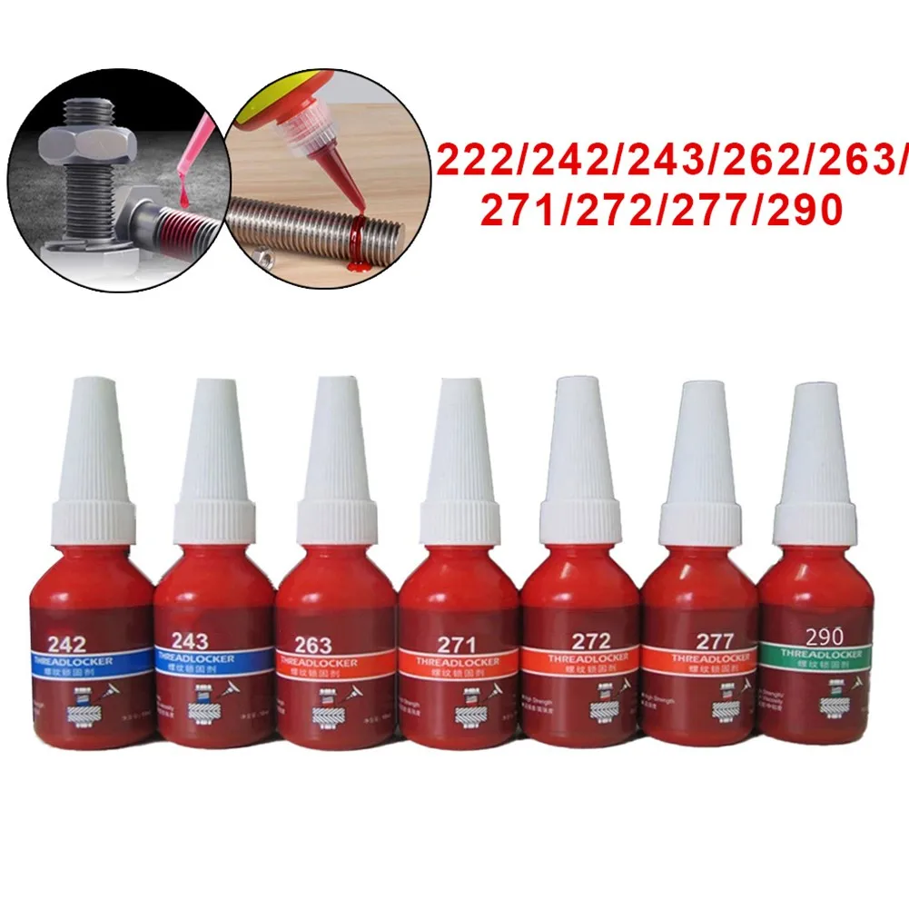 1 Pc 10ml Threadlocker 222/242/243/262/263/271/277/290 Anaerobic Adhesive Anaerobic Curing Thread Sealants Caulk Sealers
1 Pc 10ml Threadlocker 222/242/243/262/263/271/277/290 Anaerobic Adhesive Anaerobic Curing Thread Sealants Caulk Sealers