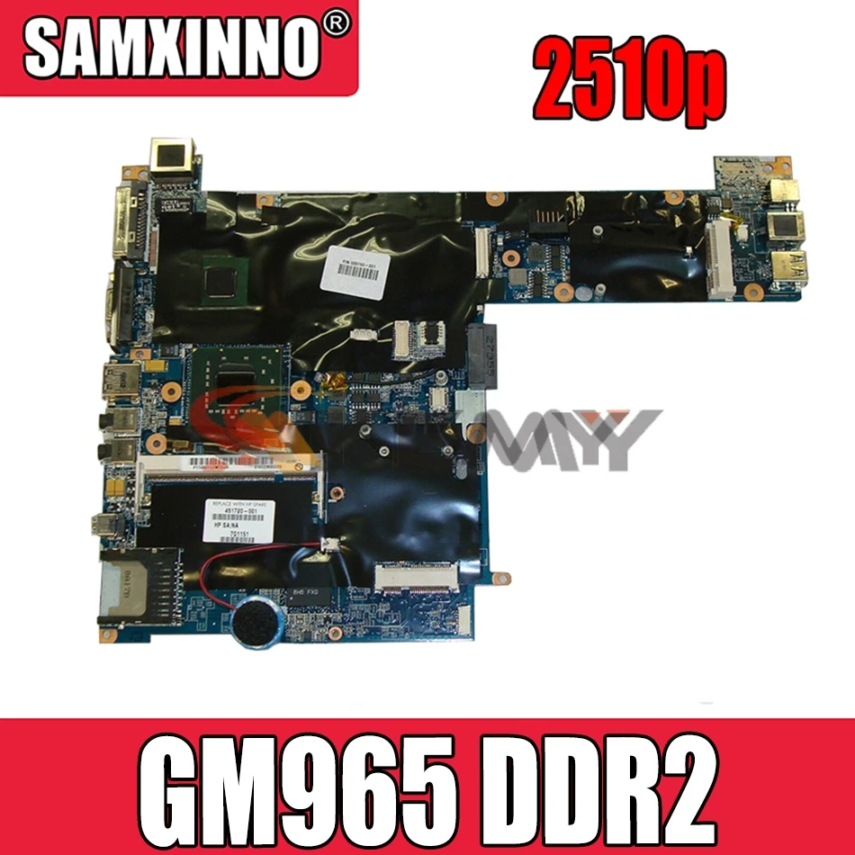 Akemy Laptop Motherboard for HP Compaq 2510p 451720-001 DA00T2MB8G0 U7600 GM965 DDR2 Intel Mother Board free shipping
Akemy Laptop Motherboard for HP Compaq 2510p 451720-001 DA00T2MB8G0 U7600 GM965 DDR2 Intel Mother Board free shipping