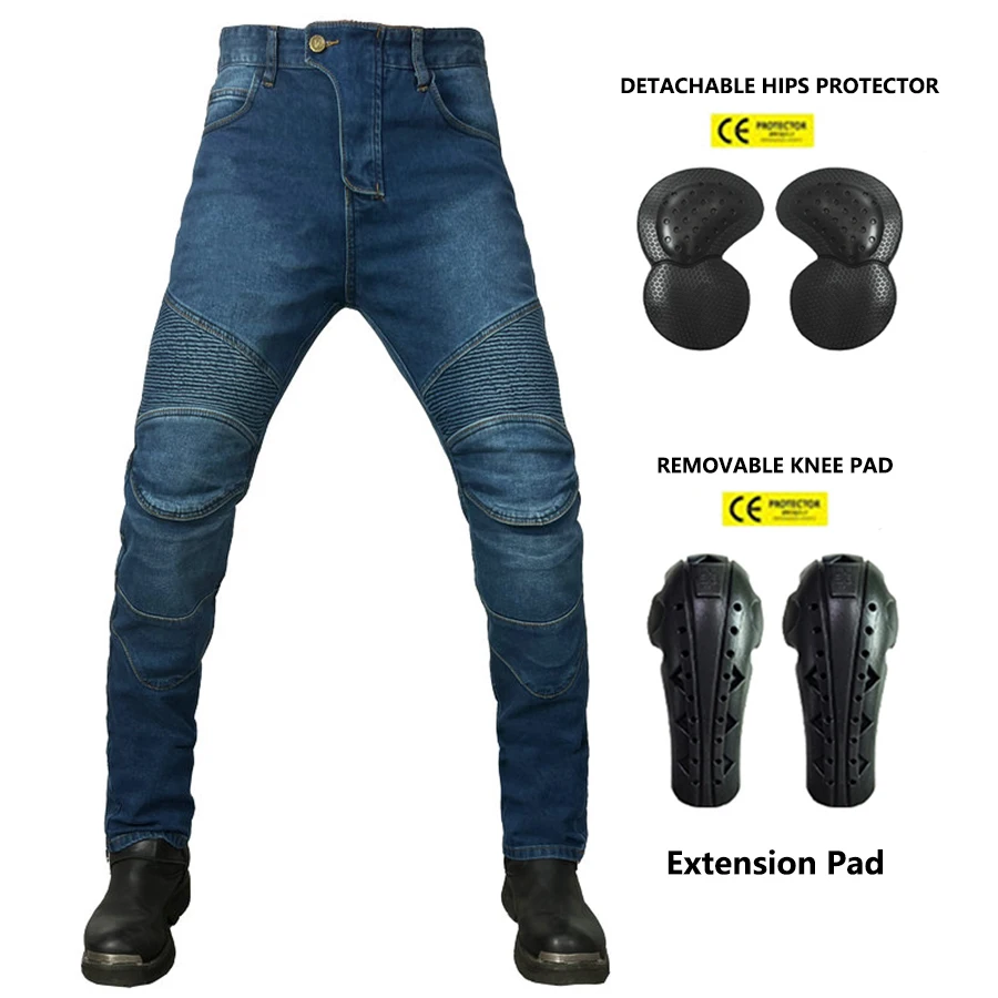 New Spring Summer Autumn Motorcycle Pants Classic Outdoor Riding Motocross Jeans Drop-Resistant Trousers With Protective Gear
New Spring Summer Autumn Motorcycle Pants Classic Outdoor Riding Motocross Jeans Drop-Resistant Trousers With Protective Gear