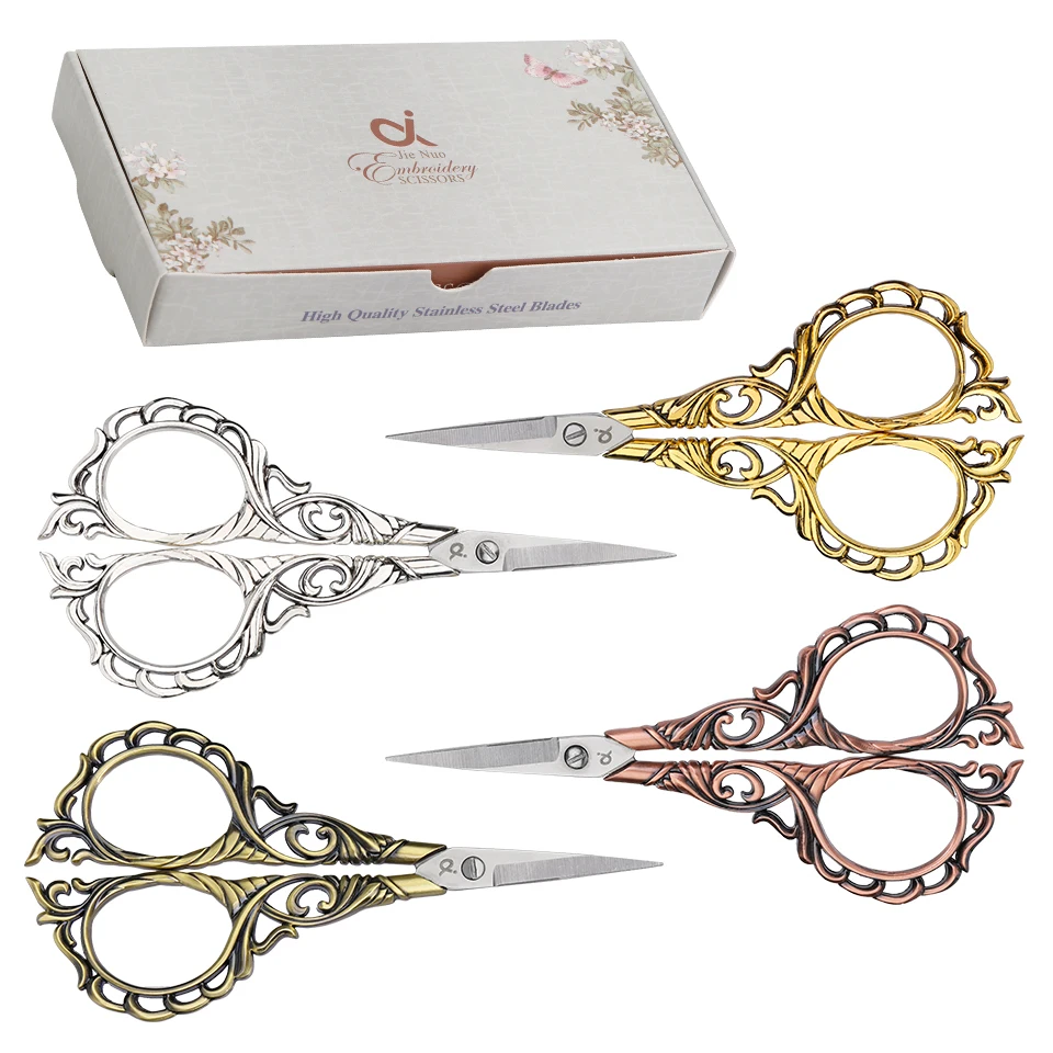 SHWAKK Stainless Steel Vintage Embroidery Tailor Scissors Sewing Craft Needlework Thread Scissors For Fabric Sewing Shears
SHWAKK Stainless Steel Vintage Embroidery Tailor Scissors Sewing Craft Needlework Thread Scissors For Fabric Sewing Shears