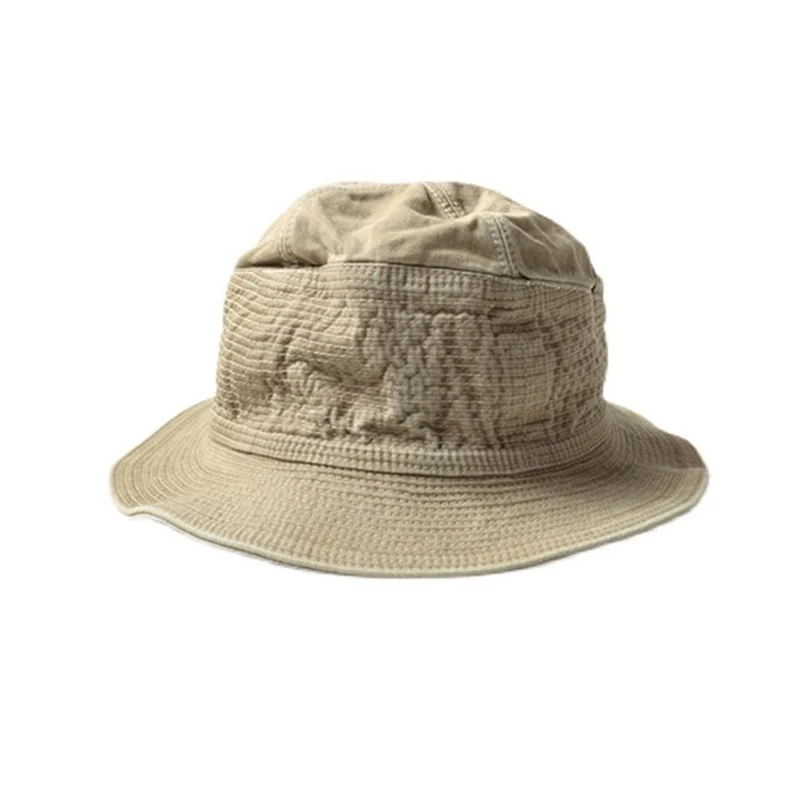 Kapital 2024 Summer Hot Bucket Cap Vintage Khaki Antique Batik Wash Casual Sun Hat For Men And Women
Kapital 2024 Summer Hot Bucket Cap Vintage Khaki Antique Batik Wash Casual Sun Hat For Men And Women