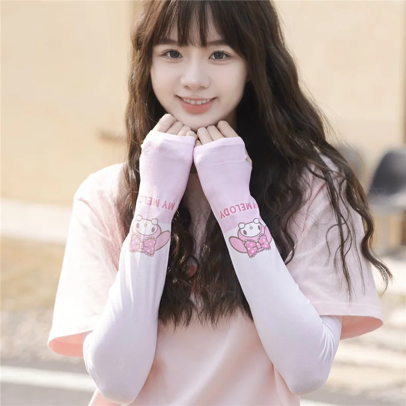 Летние солнцезащитные рукава Kawaii Мультфильм Mymelody Kuromi почтовый защита рук льда рукава
Летние солнцезащитные рукава Kawaii Мультфильм Mymelody Kuromi почтовый защита рук льда рукава